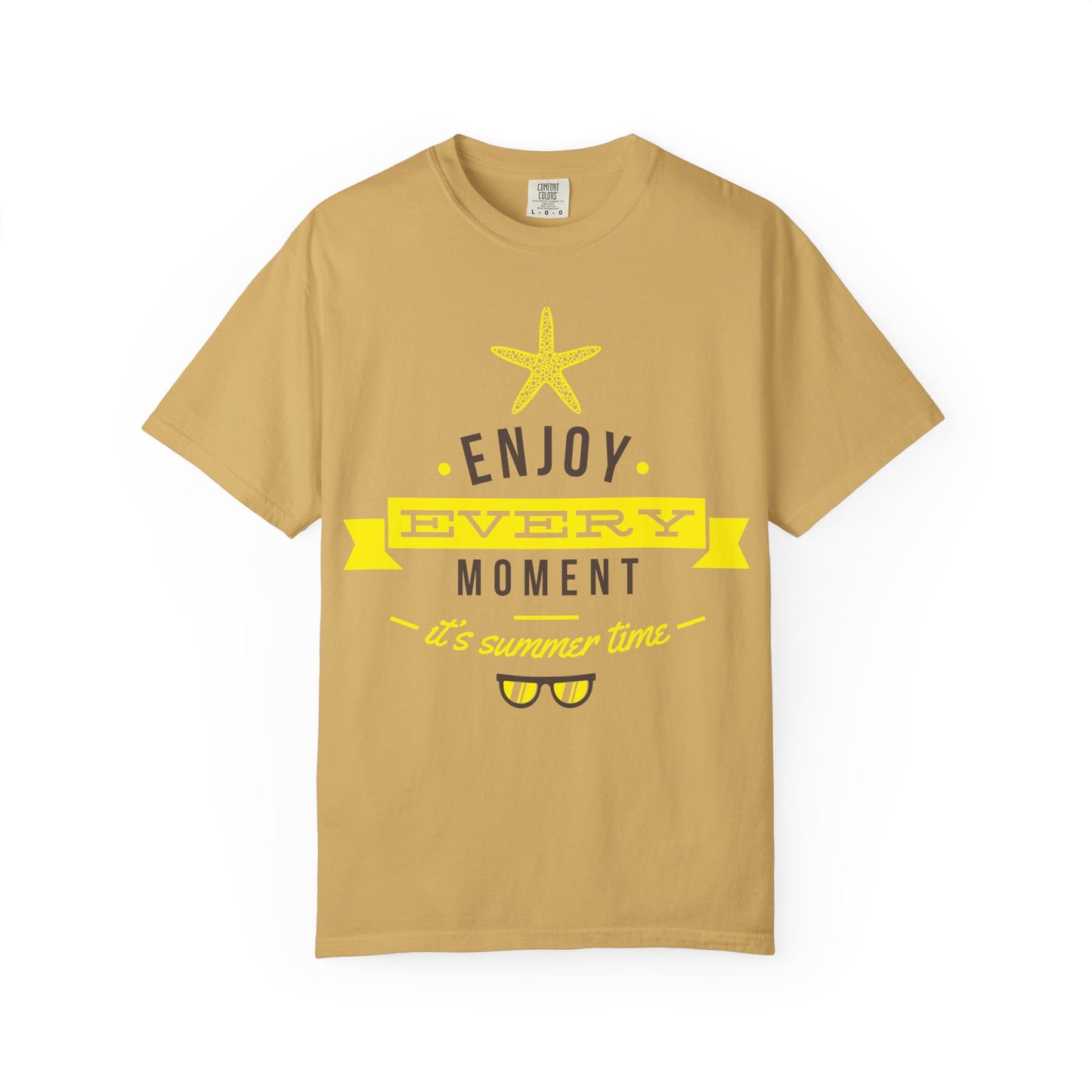 Unisex Garment Dyed T Shirt Relaxed Fit Comfort Colors 1717 100 Percent Ring Spun US Cotton