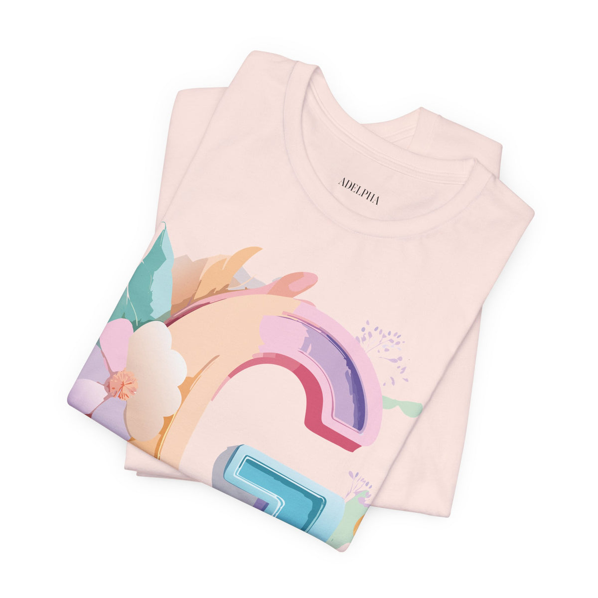 Letter G Graphic Unisex Cotton Bella+Canvas Tee with Art Letter Design