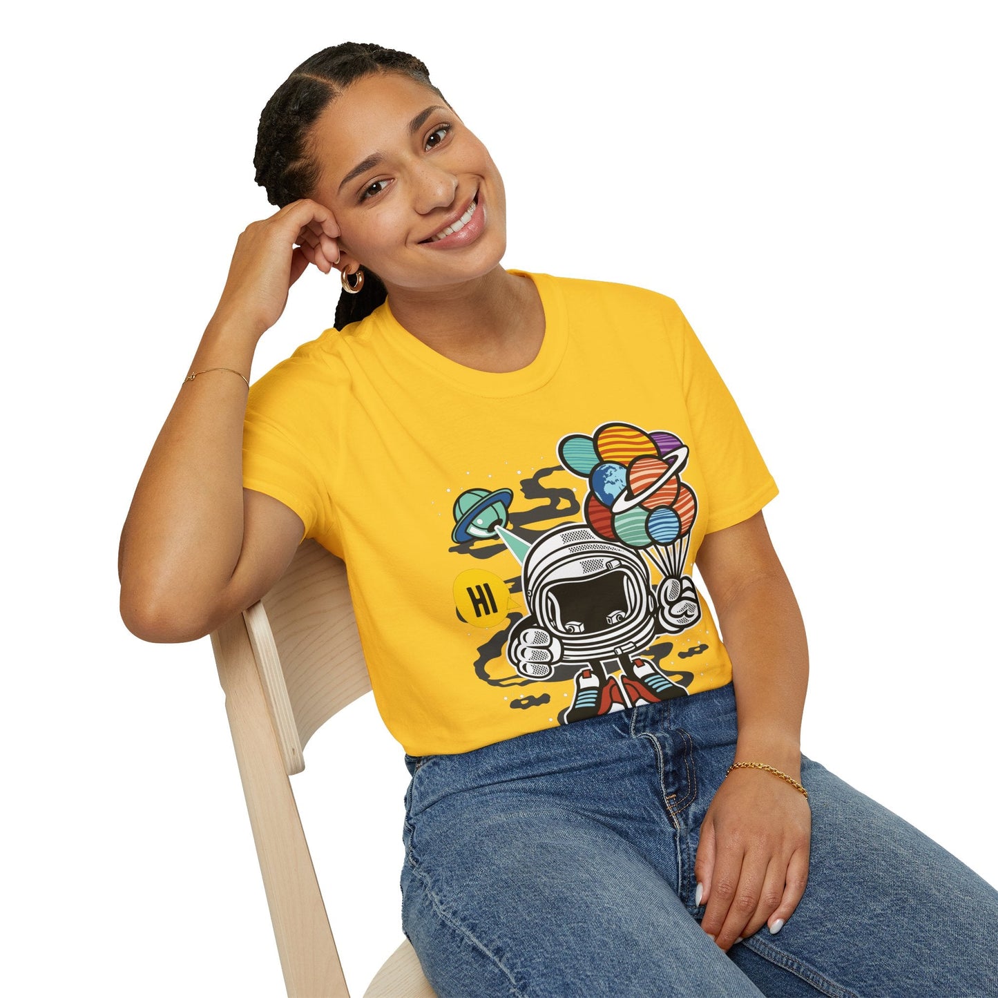 Cartoon T Shirt Animation Tee Funny Graphic Tee Gildan Softstyle 64000 Unisex Comfort