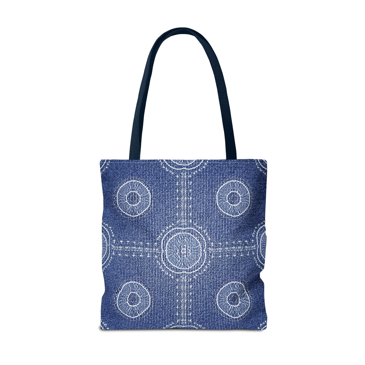 Denim Fabric Imitation Print Unisex Canvas Bag Poly Spun 3 Sizes Tote Bag 107