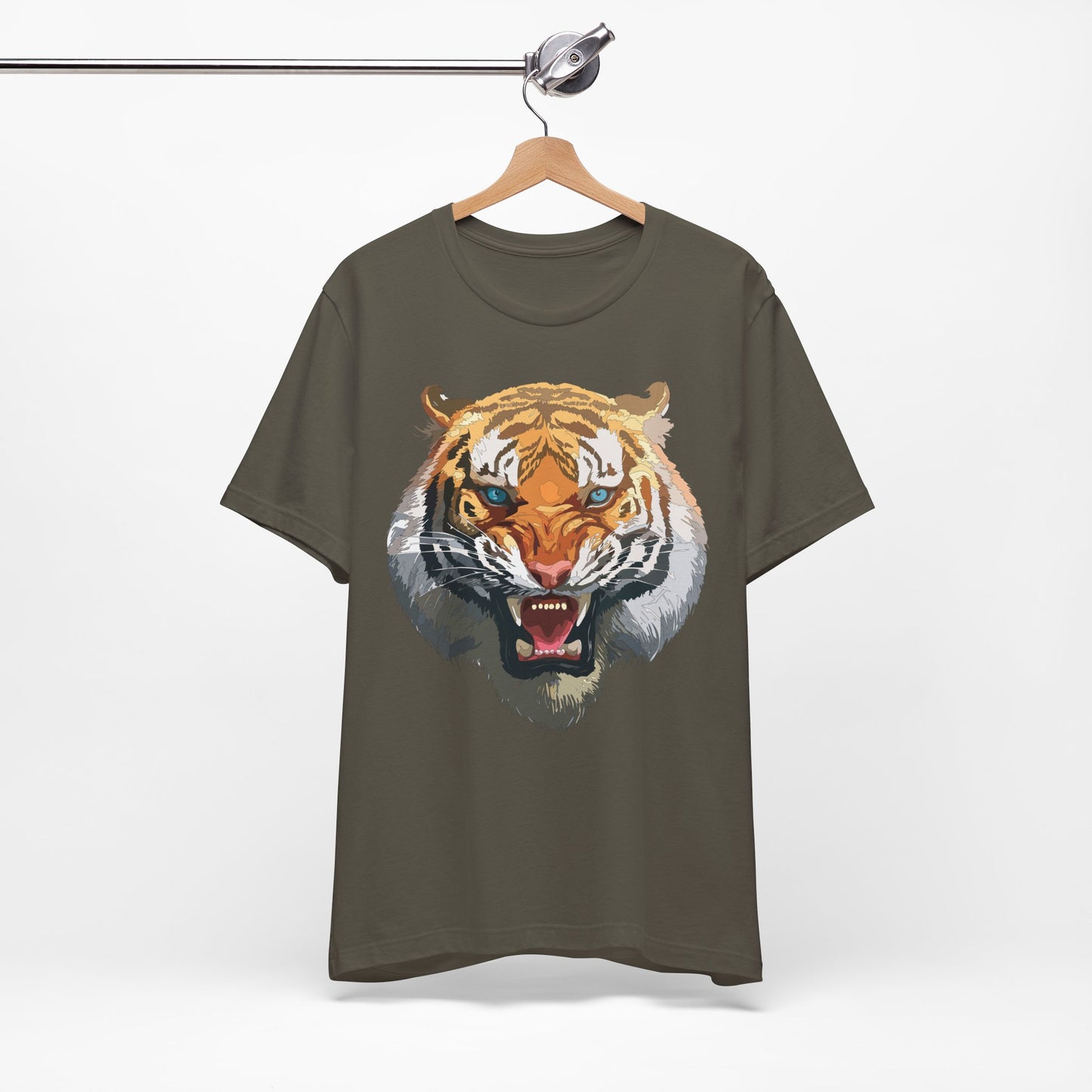 Tiger Shirt, Animal Shirt, T-Shirt with Tiger, Art Design Tee, Wild Animals Tees, Safari T-Shirt, Graphic Design Tee 15