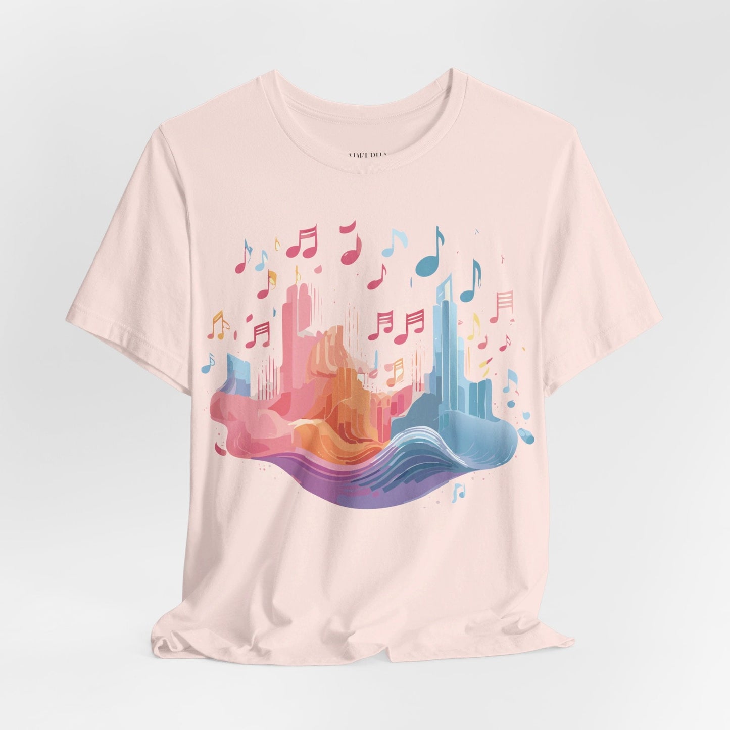 Music Graphic Tee Unisex Jersey Short Sleeve Art Design Adelpha Vintage Artwork Premium
