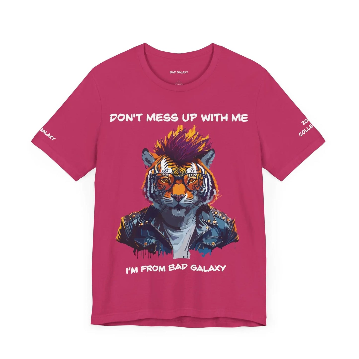 Bad Galaxy Animal T Shirt Cotton Comfort Eco Friendly Inks Printed In USA Free Shipping