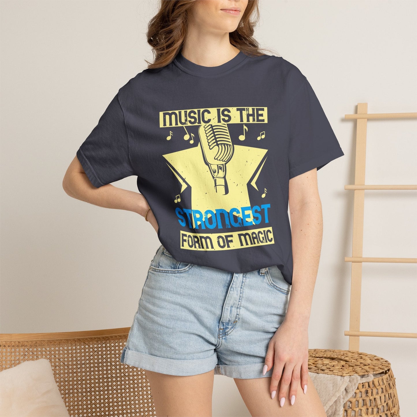 Music Graphic Design Unisex Cotton T-shirt m35