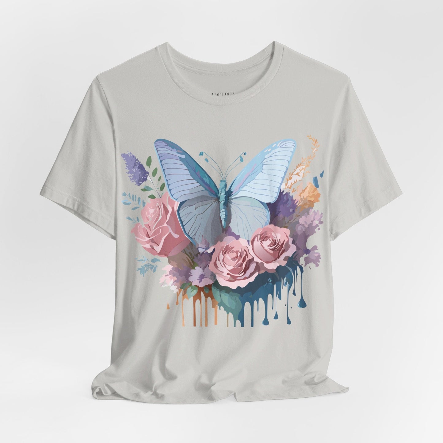 Butterfly Graphic Tee Unisex Jersey Shirt Adelpha Vintage Art Design