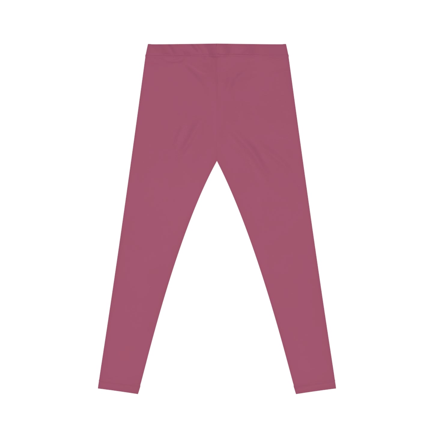 Rosewood Rose Color Women's Poly-Span Casual Leggings XS-2XL