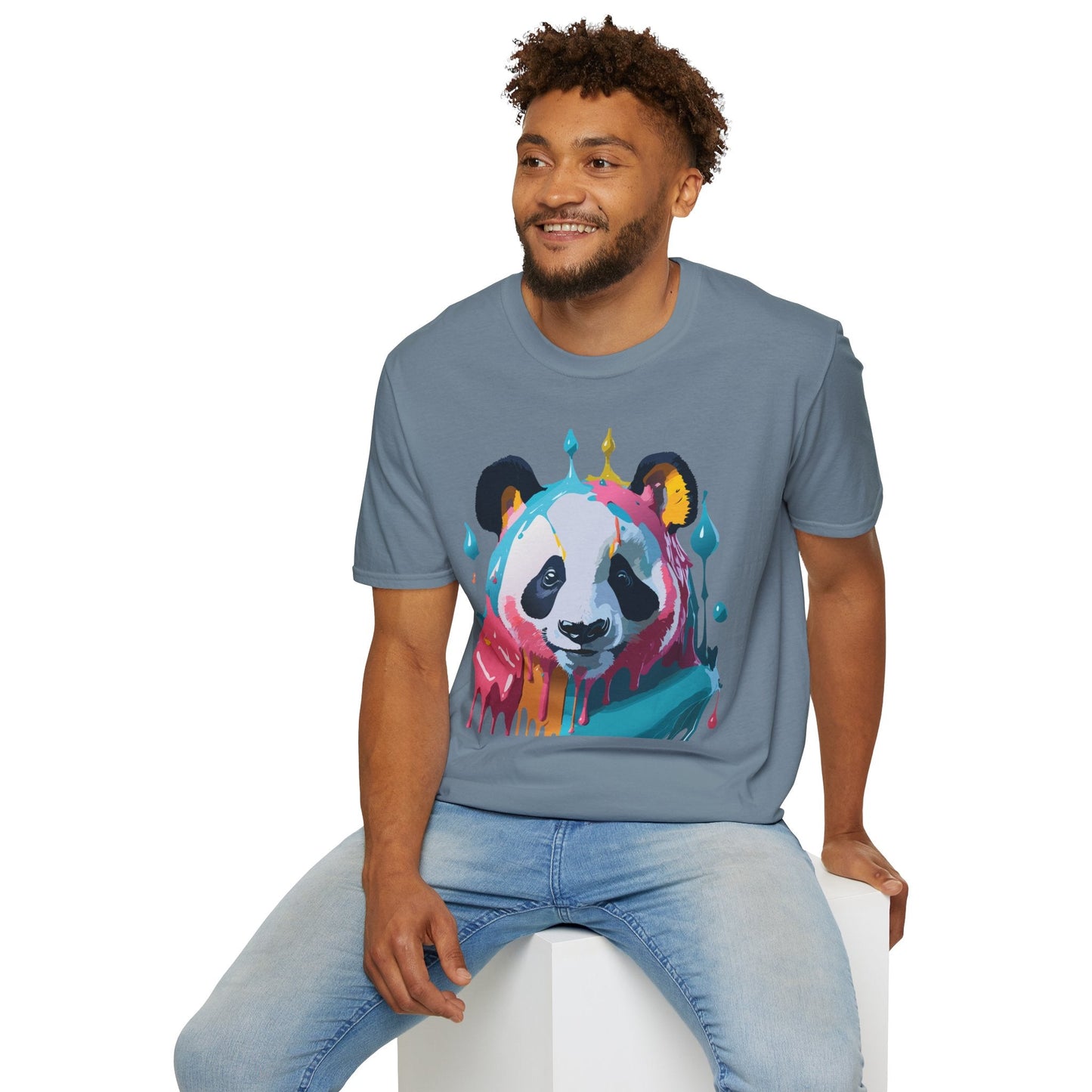Panda Shirt Unisex T Shirt Panda Lover Gift Gildan Softstyle Tee 100 Percent Cotton