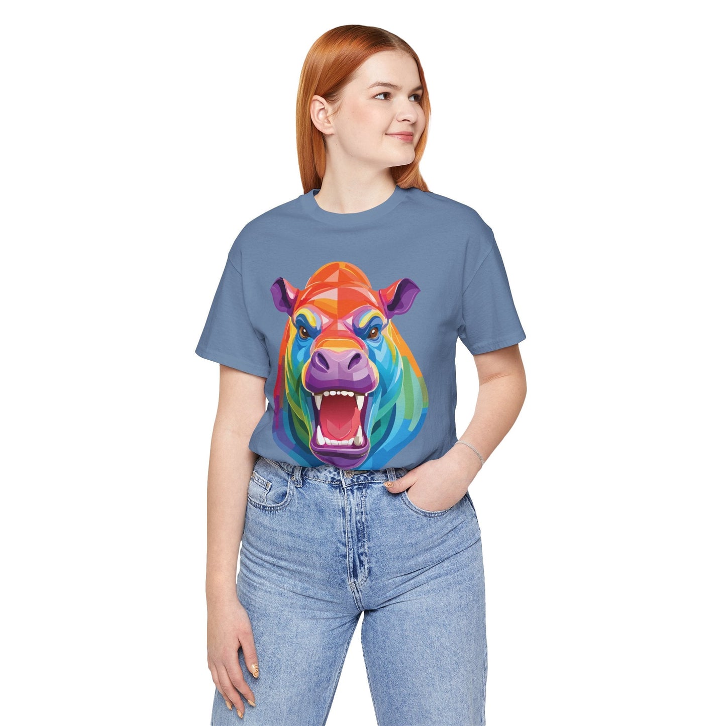 Unisex Animal Shirt with Animals Graphic Tee Art Design Wild Animals Shirt Tee for Everyone