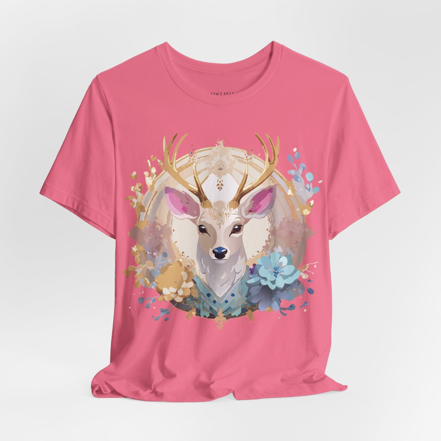 Medallion Graphic Unisex 100 Cotton Vintage Animal Medal Artwork Tee 68