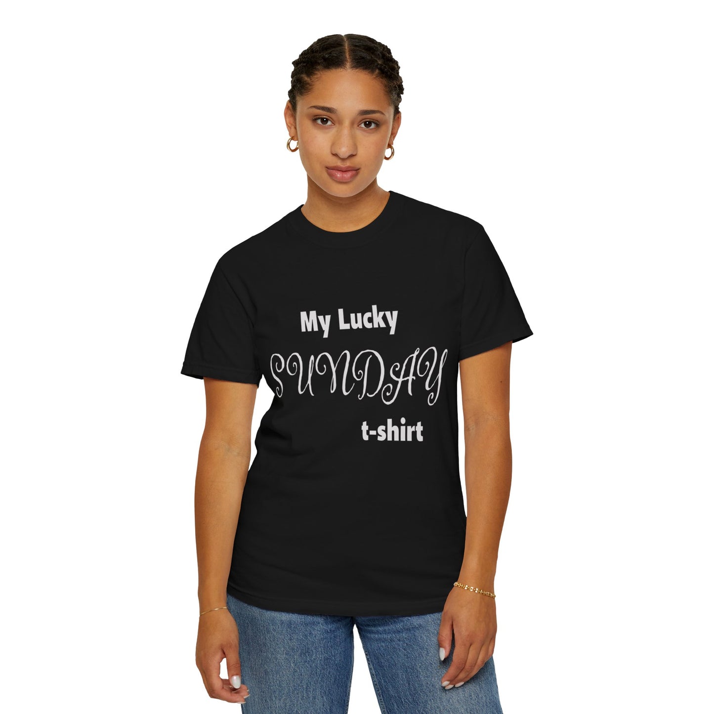 Unisex T-shirt with weekdays design