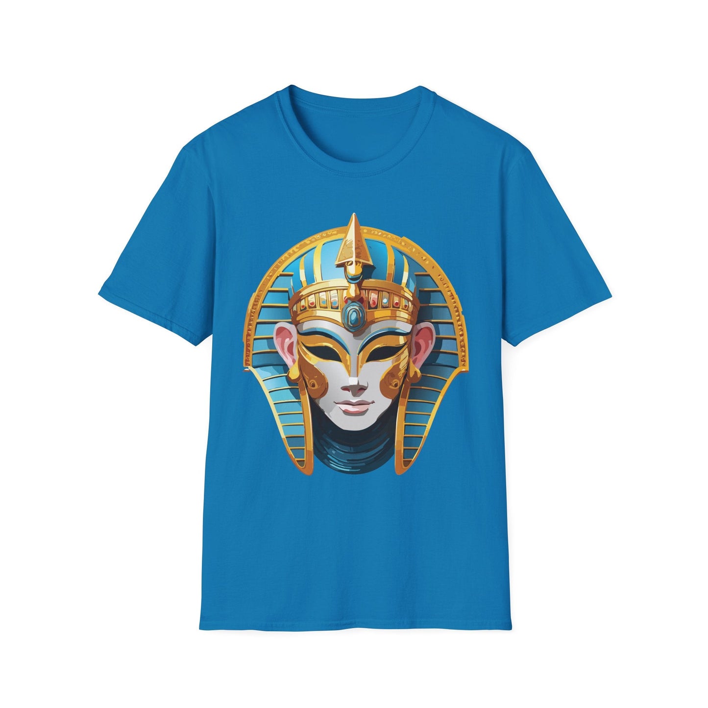 Mask Design Tee Shirt For Unisex Comfort Gildan Softstyle 64000 Ring Spun Cotton