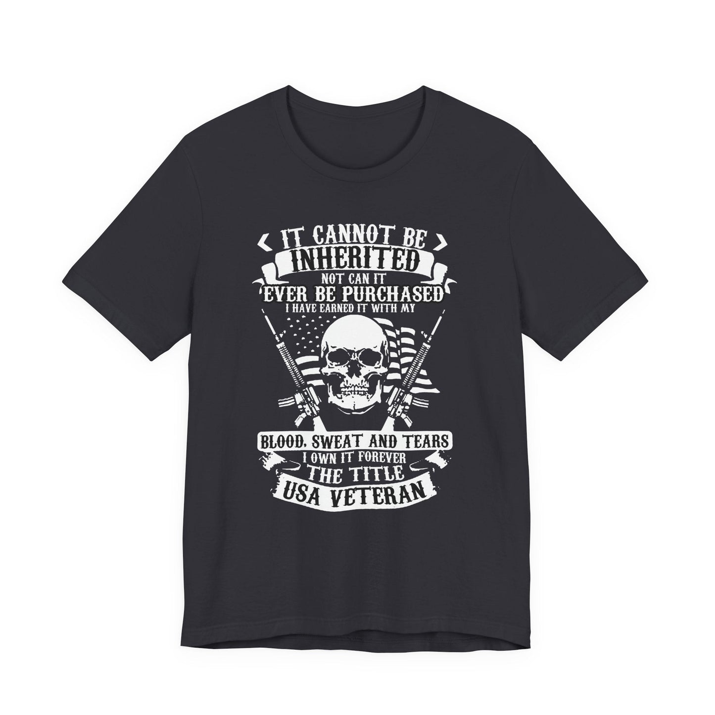 Army Veteran Patriotic Graphic Design Unisex Cotton T-Shirt v54