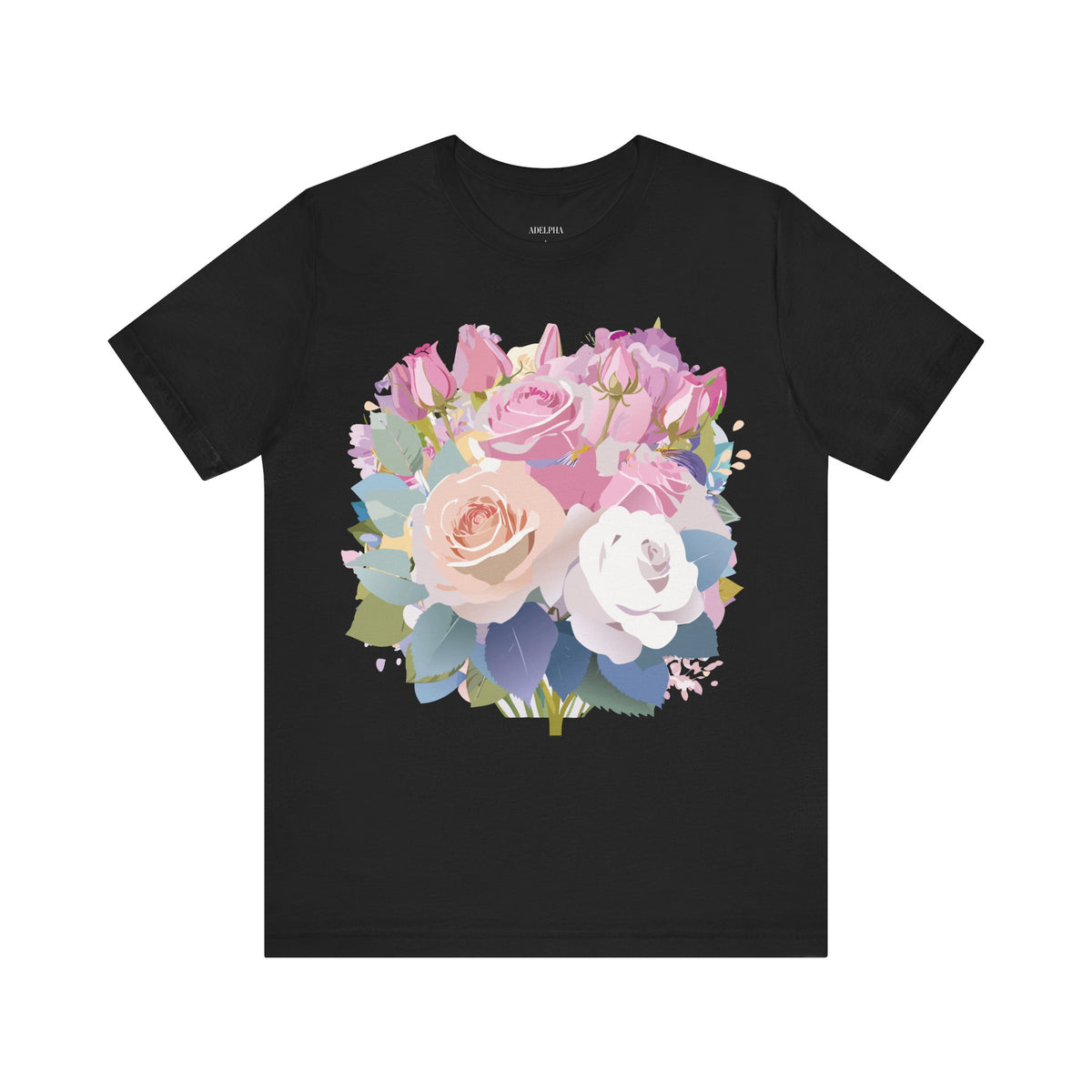 Floral Graphic Tee Shirt - Bella+Canvas Unisex 100 Cotton 11