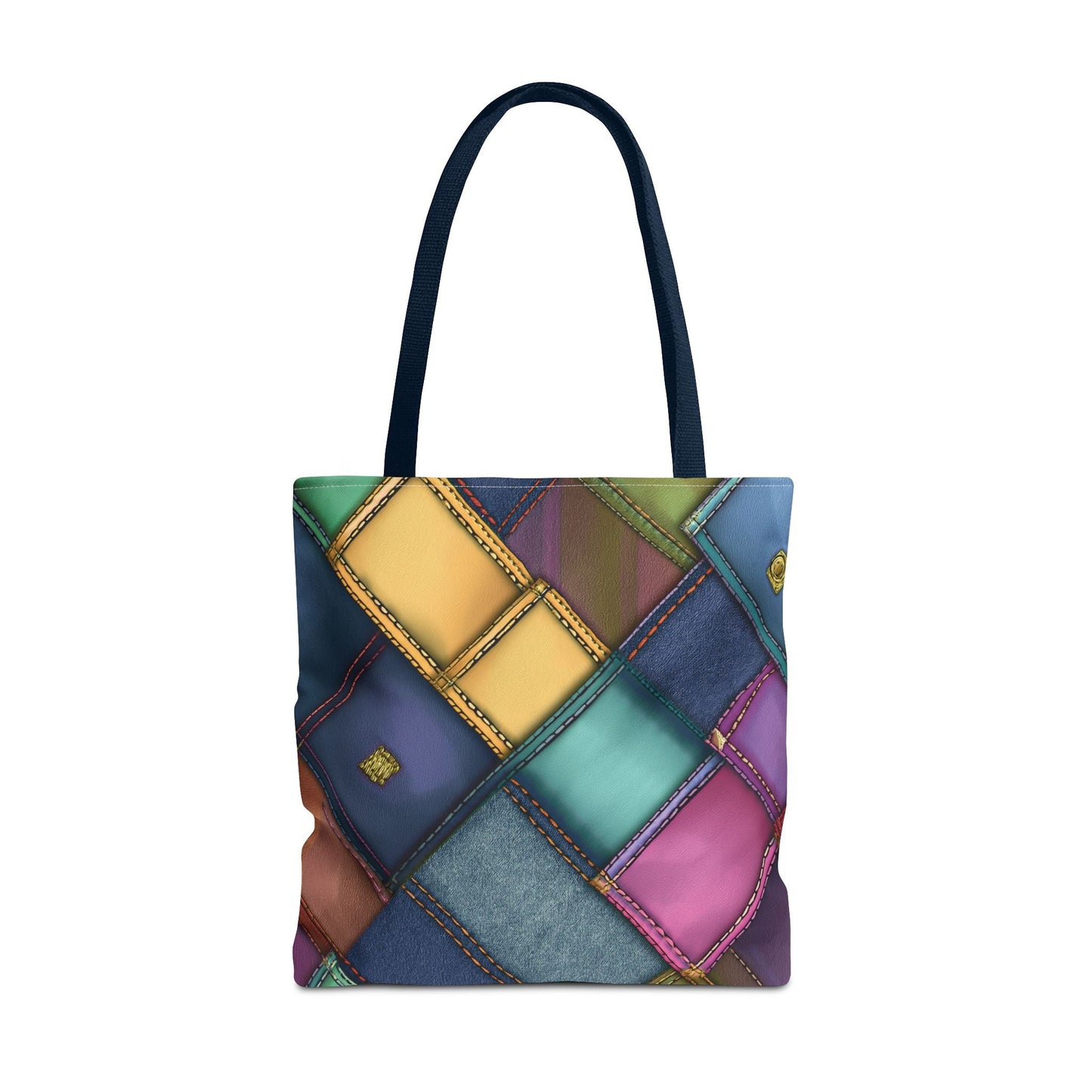 Denim Canvas Bag, Tote Bag Denim Printify