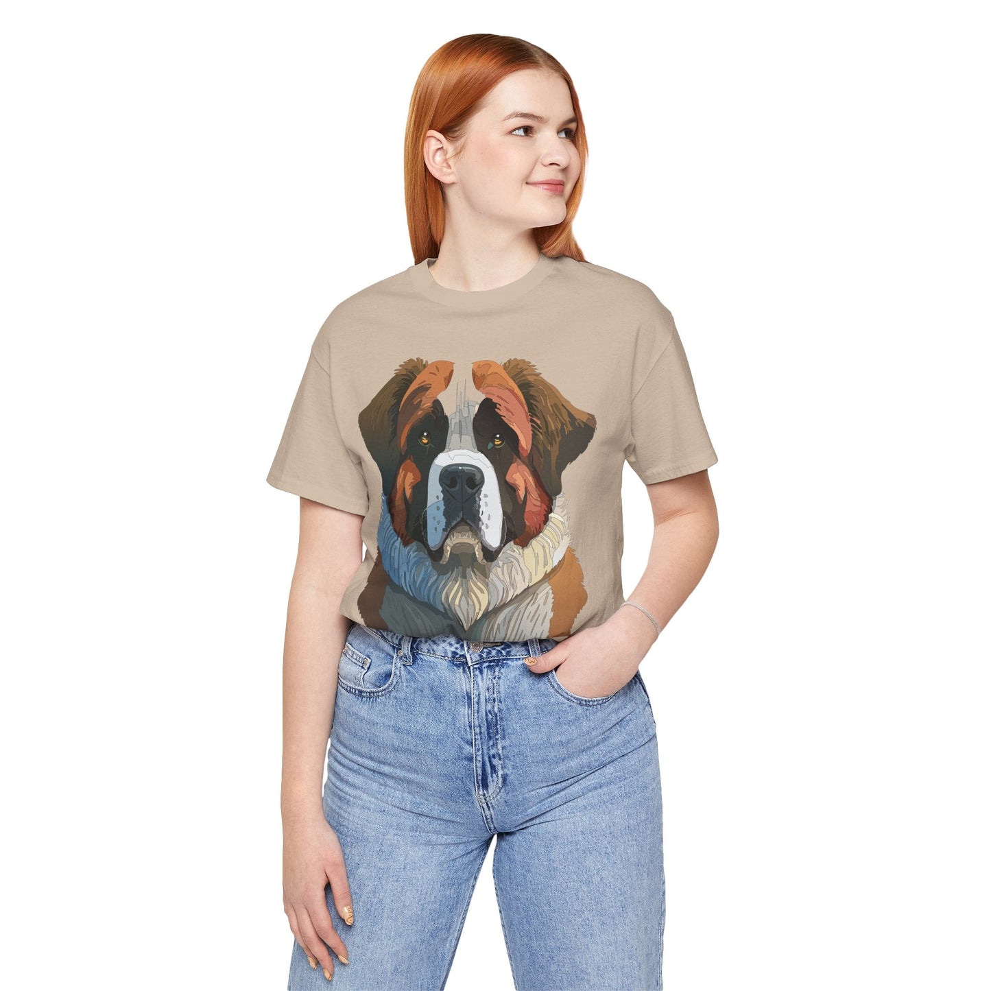 Unisex Animal Shirt Art Design Tee With Wild Animals Print Casual Comfort Wear Everyday Style