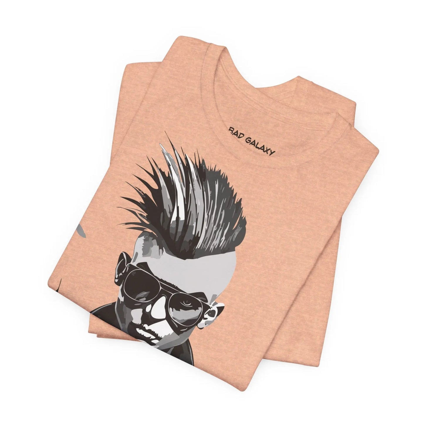 Punk Rock Tee Shirt From Bad Galaxy Made To Order 100 Percent Cotton Eco Friendly Inks