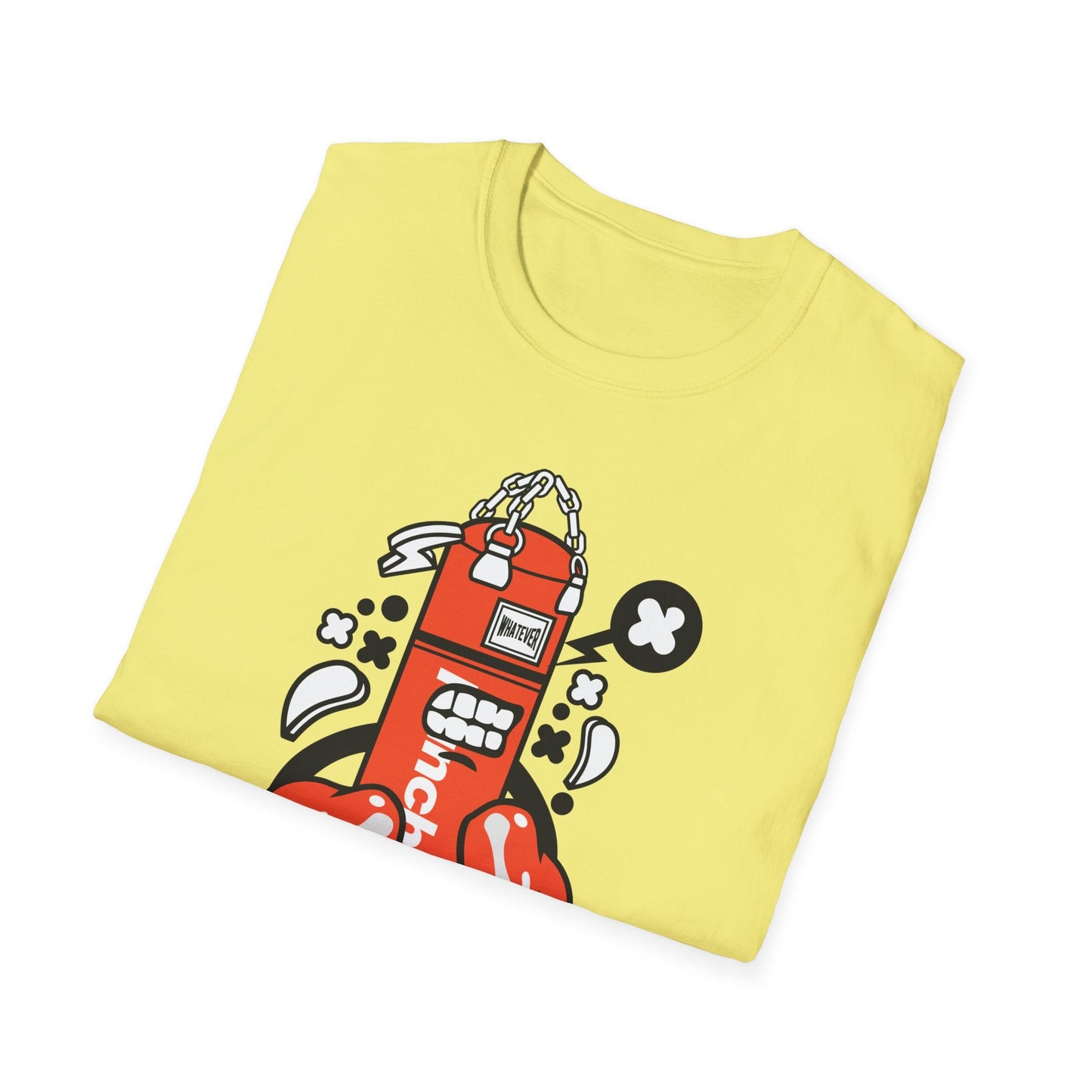 Cartoon Tee Shirt Unisex Animation Graphic Tee Funny Tee Cotton Softstyle 64000 Gildan