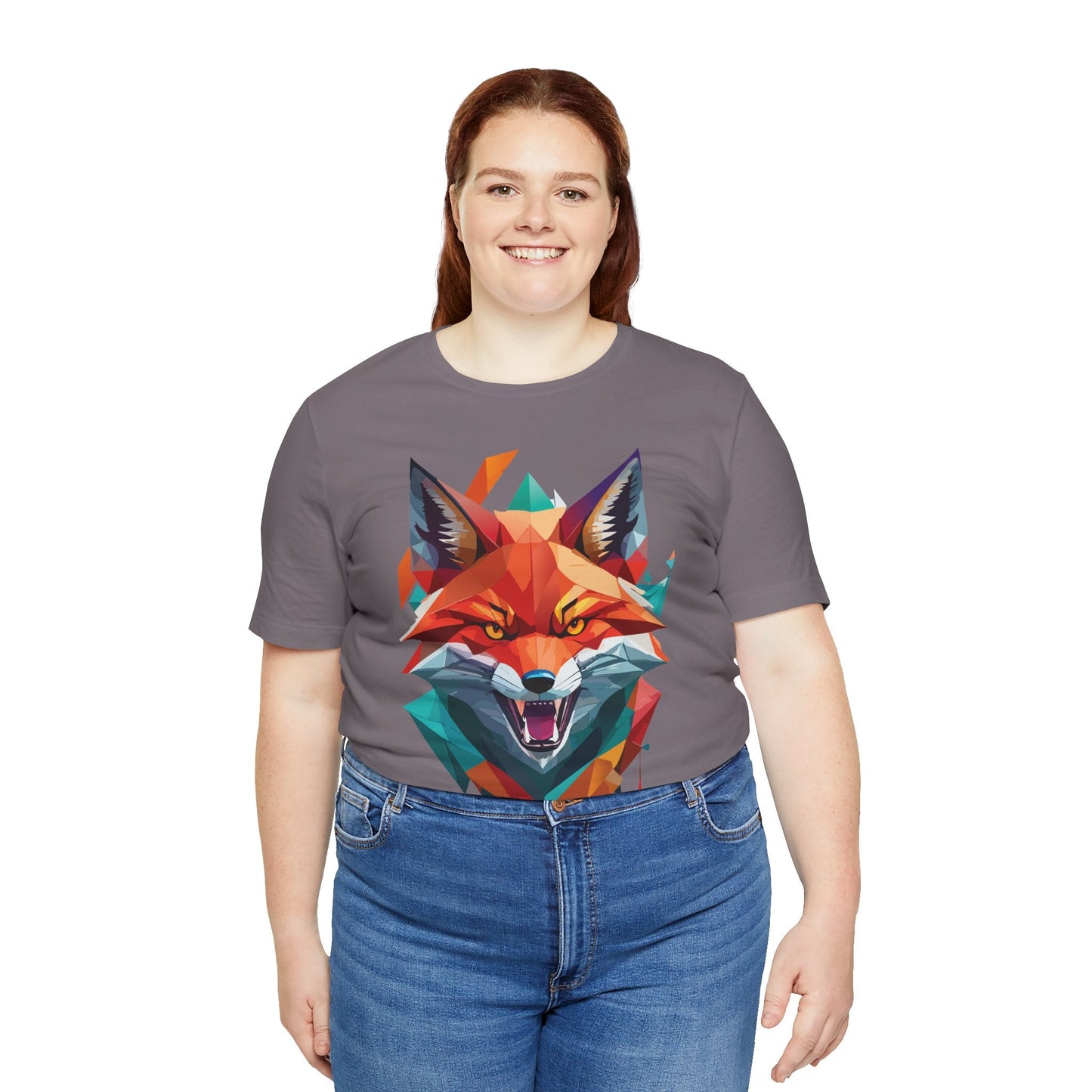 Unisex Animal Print Tee Shirt With Wild Animals Art Design For Men Women Soft Cotton