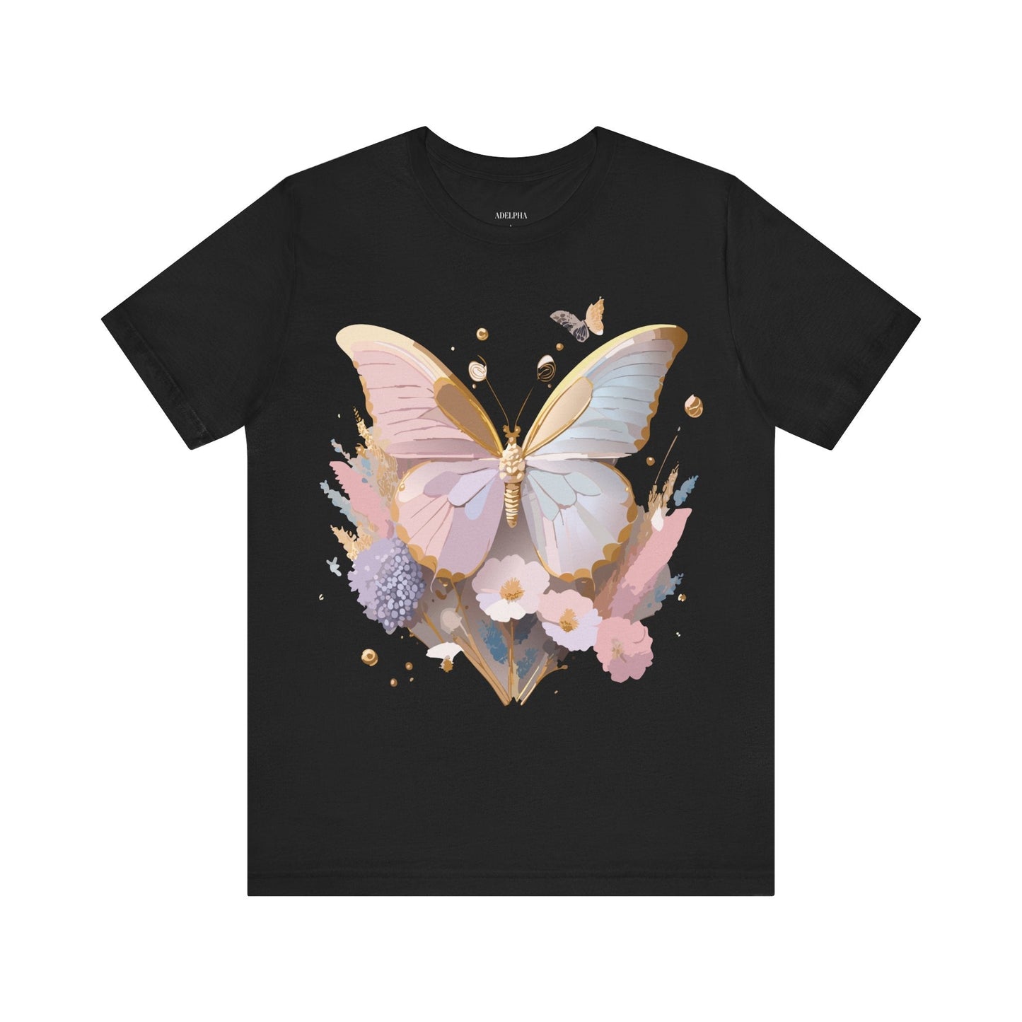 Butterfly Graphic Tee Unisex Vintage Inspired Art Adelpha Apparel Collection