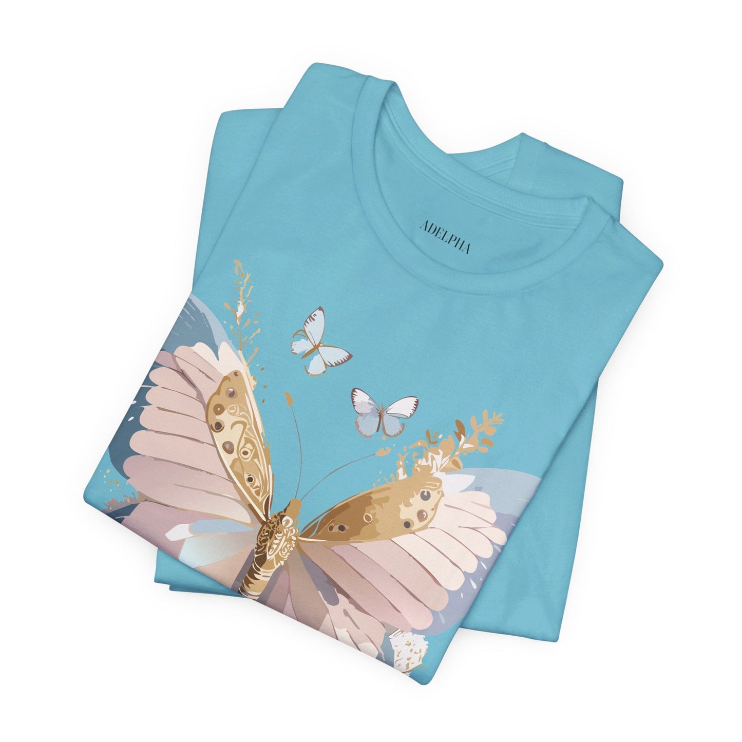 Adelpha Vintage Inspired Butterfly Graphic Tee Unisex Short Sleeve
