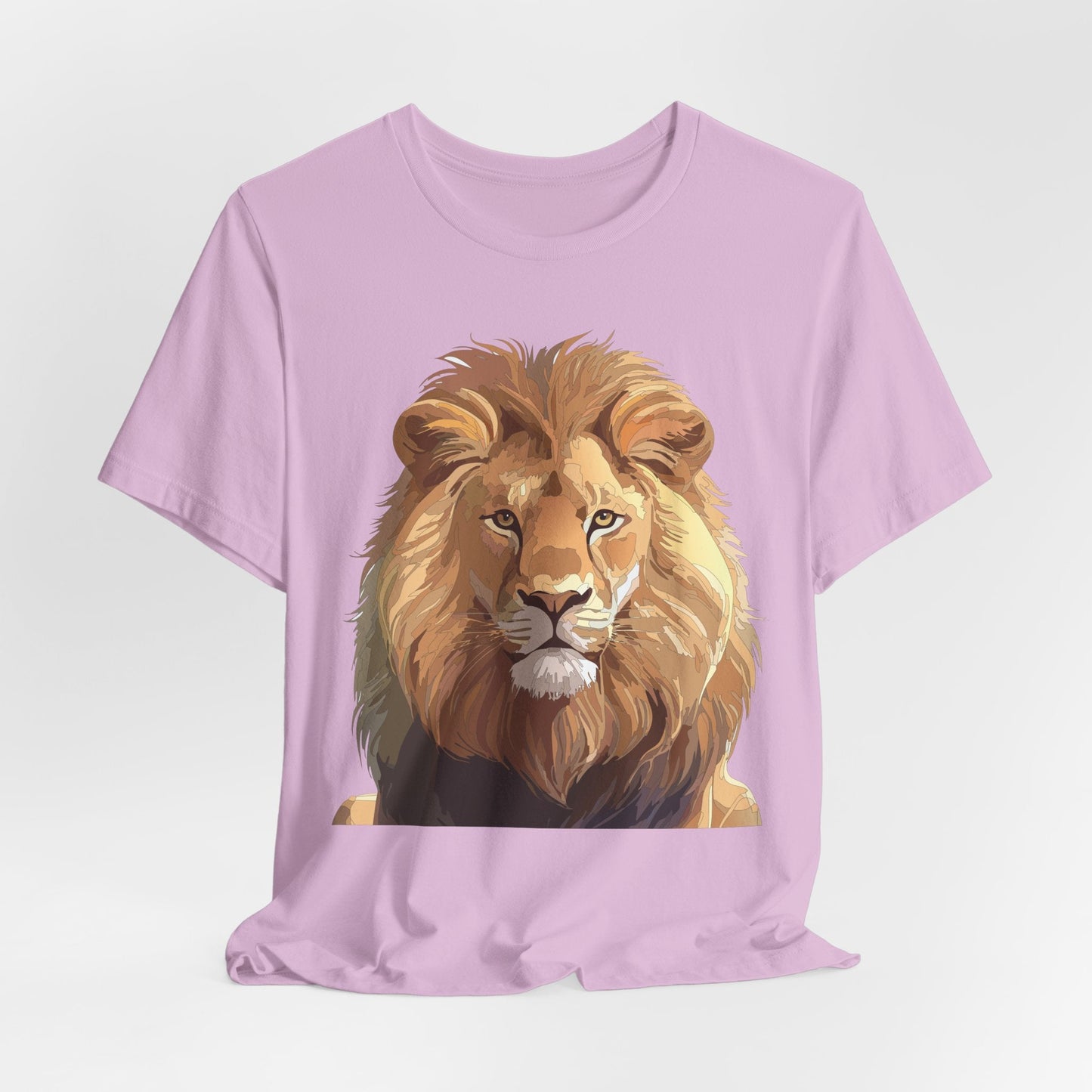 Unisex Animal Art Tee Shirt With Wild Animals Design Gildan 64000 Softstyle Cotton