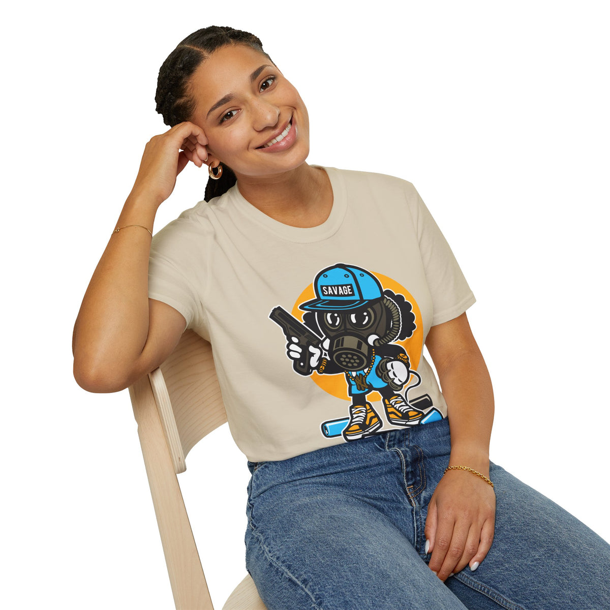 Funny Cartoon Animation Graphic Unixes Gildan Cotton Tee Shirt 702
