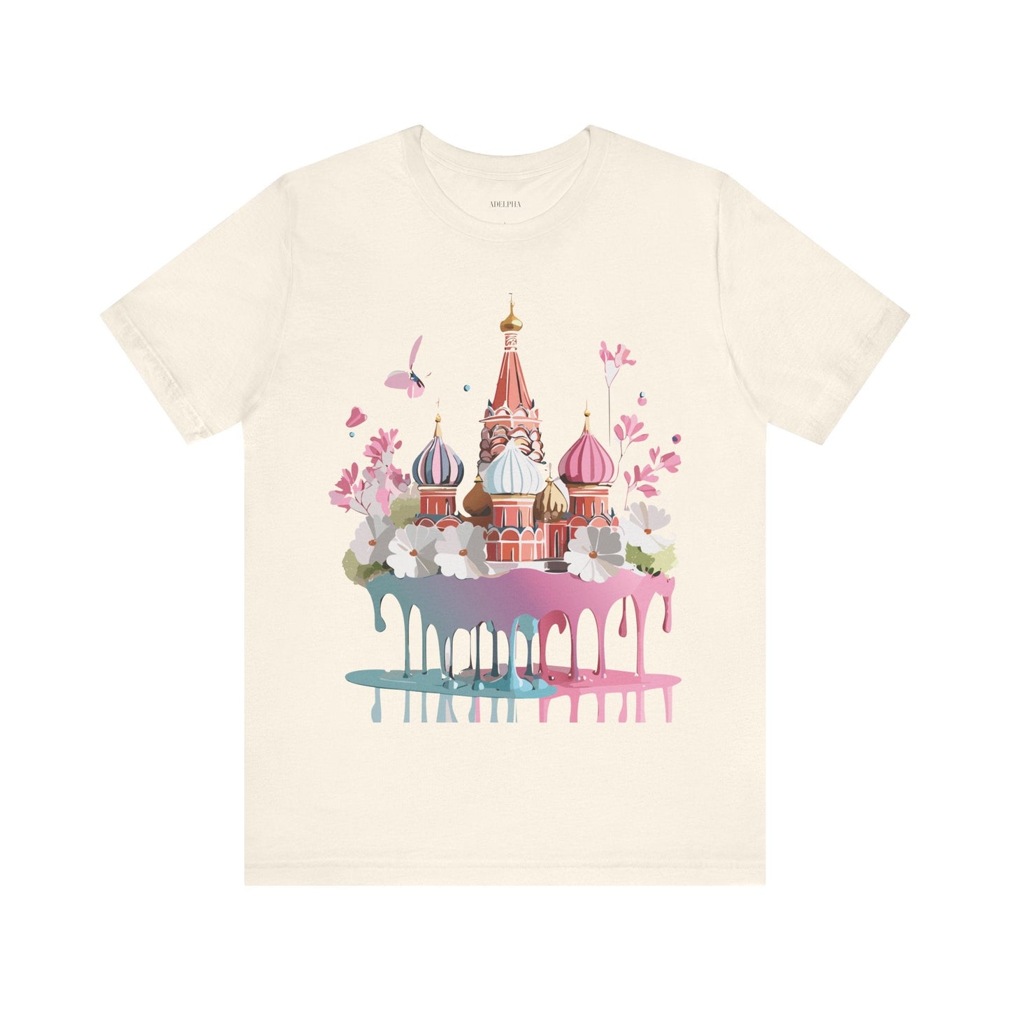 Premium Unisex Tourist Shirt Moscow Graphic Tee With Vintage Adelpha Artwork and Comfort