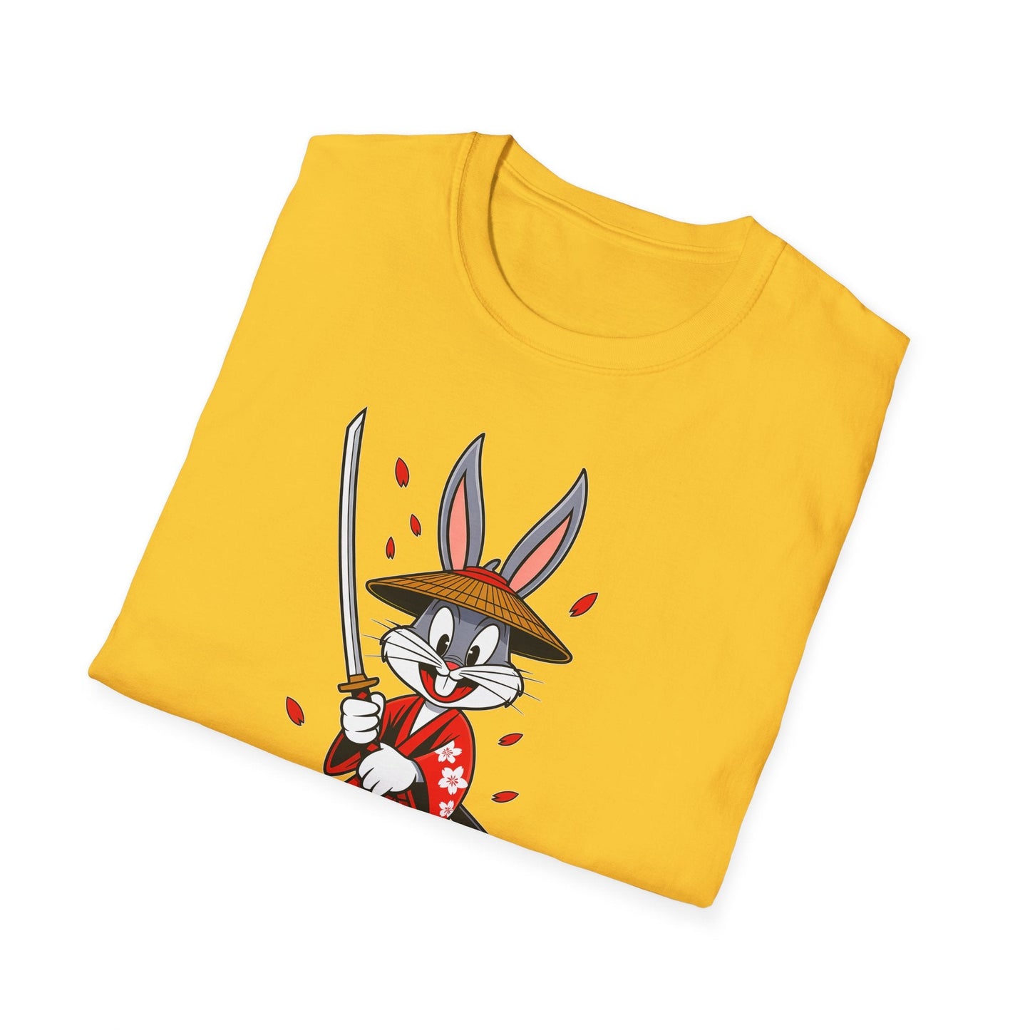 Bugs Bunny Graphic T Shirt Unisex Gildan Softstyle 64000 Cotton Tee Cartoon Animation Design