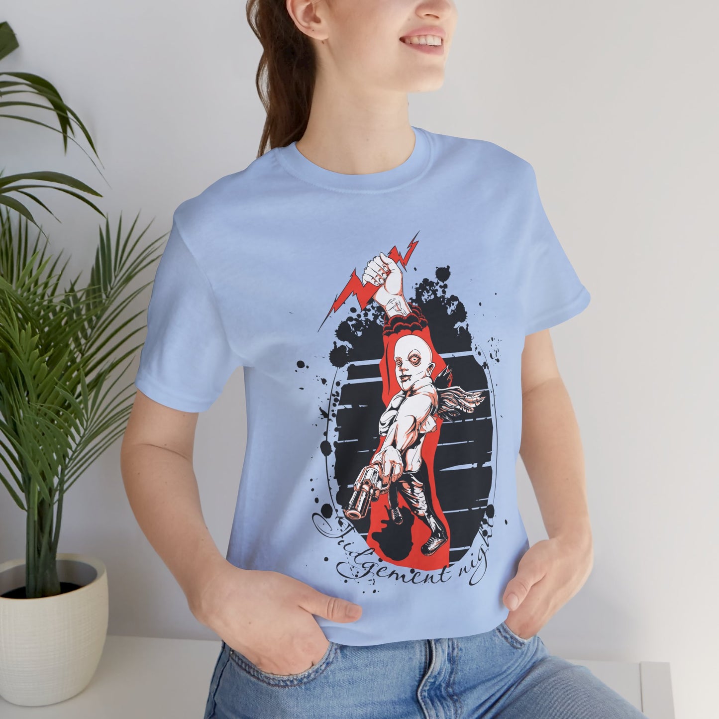 Judgment Night Tee, Artistic Tee, Graphic T-Shirt, Comic Tees, Artistic Comic T-Shirt, Vintage Top