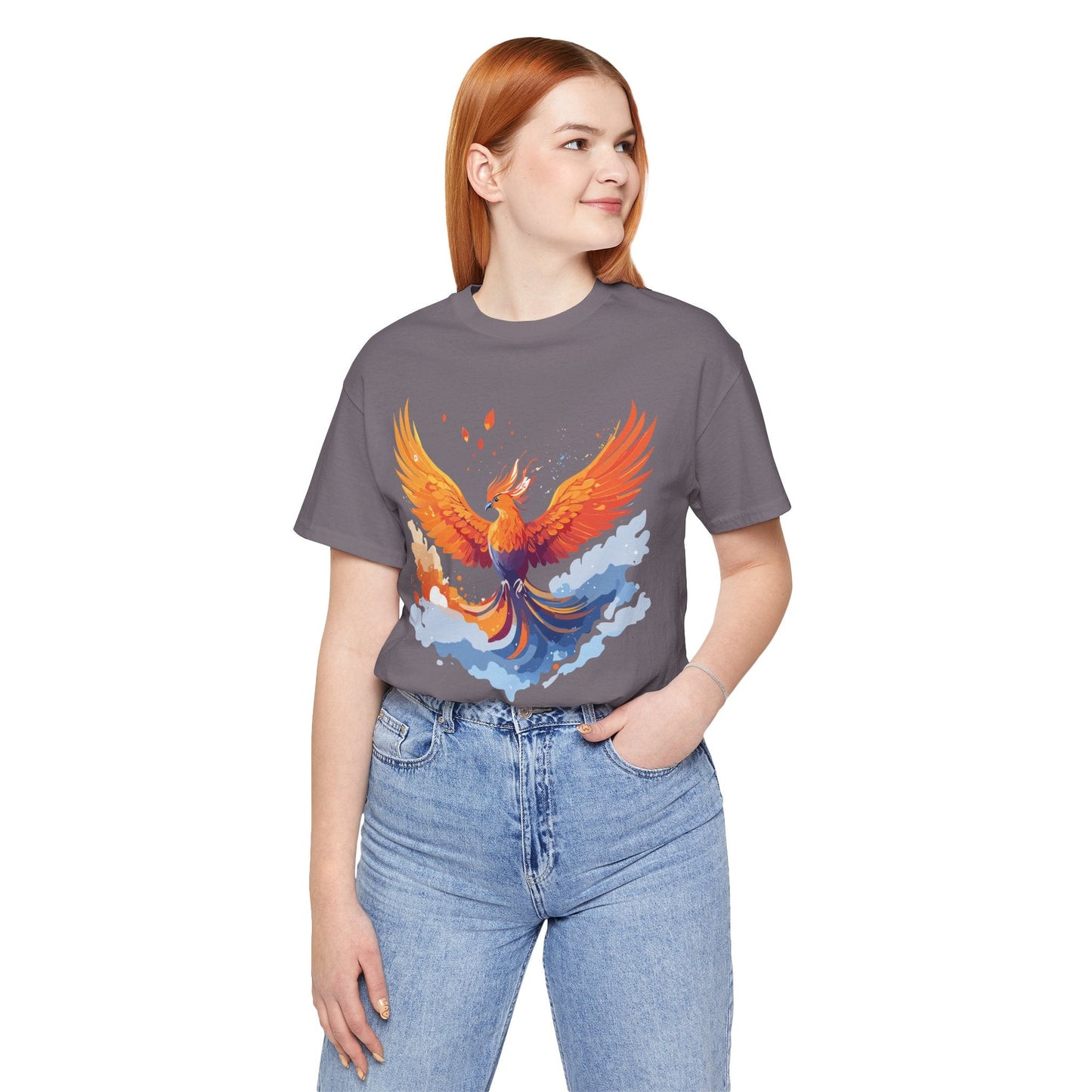 Unisex Animal Shirt With Art Design Graphic Tee Wild Animals Shirt For Everyday Wear