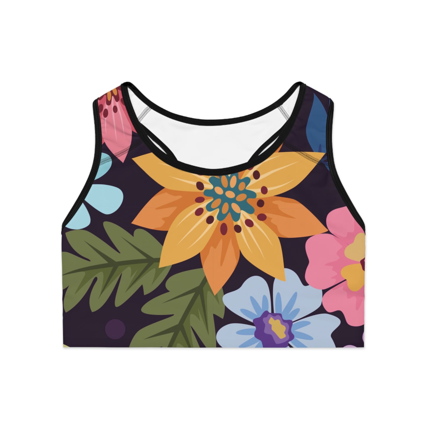 Sports Bra with Floral prints