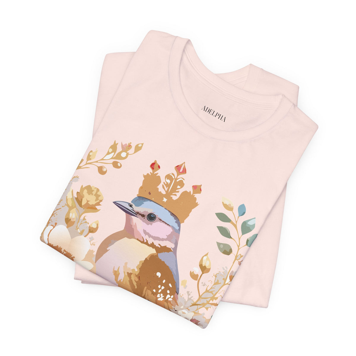 Medallion Graphic Unisex Cotton Bella+Canvas Tee with Art Design d42