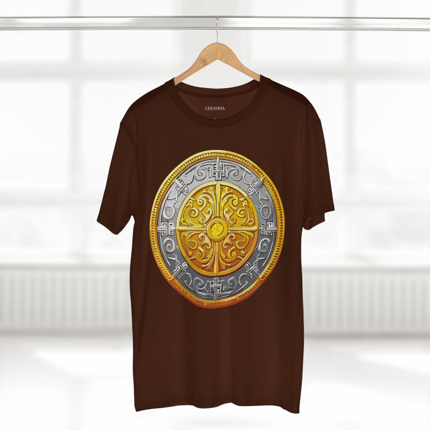 Antique Gold Coin Graphic Design T-Shirt Unisex 100 Cotton With Golden Print Artwork Tee 18