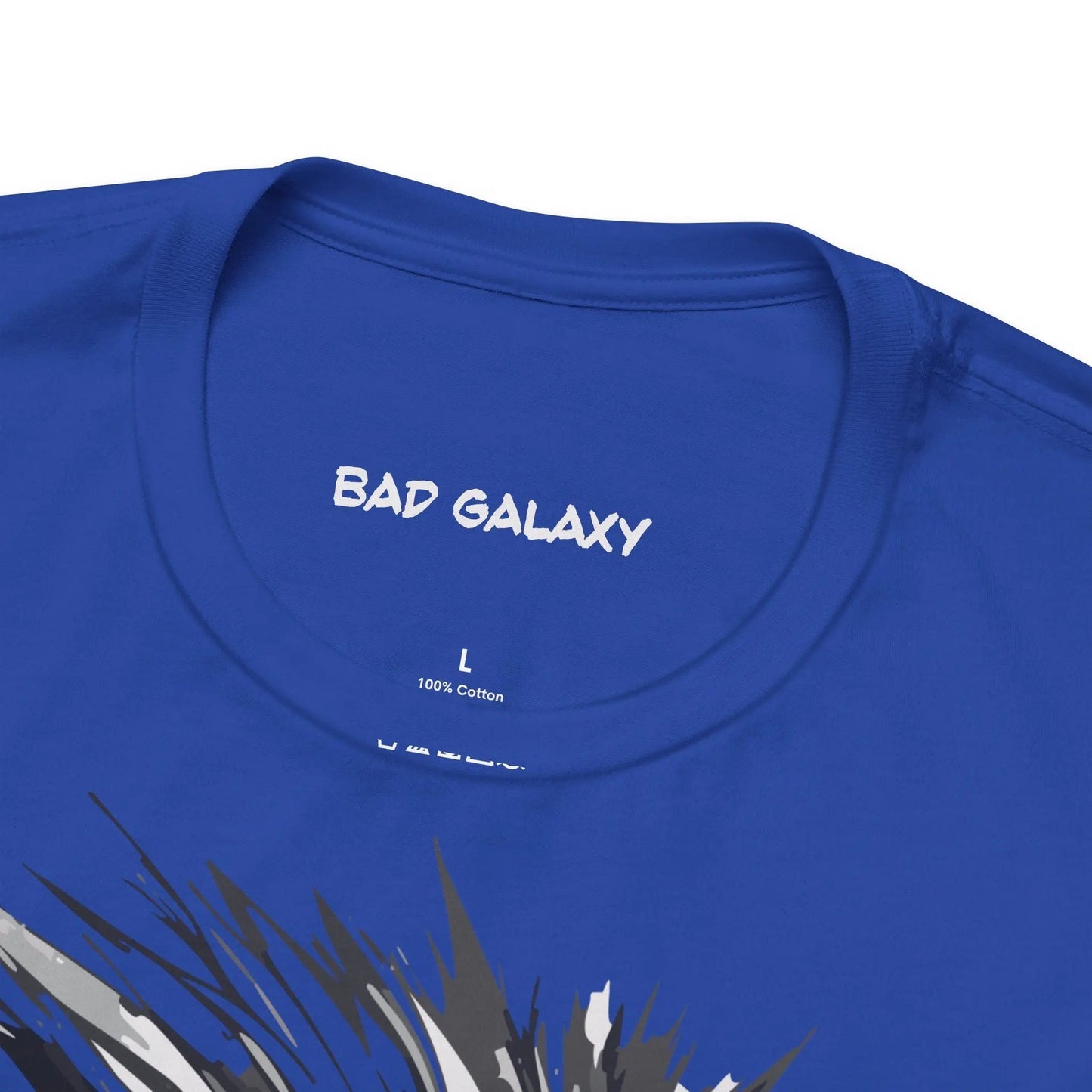 Bad Galaxy Punk Rock Tee Shirt Lightweight Fabric Made To Order 100 Percent Cotton Eco Friendly Inks