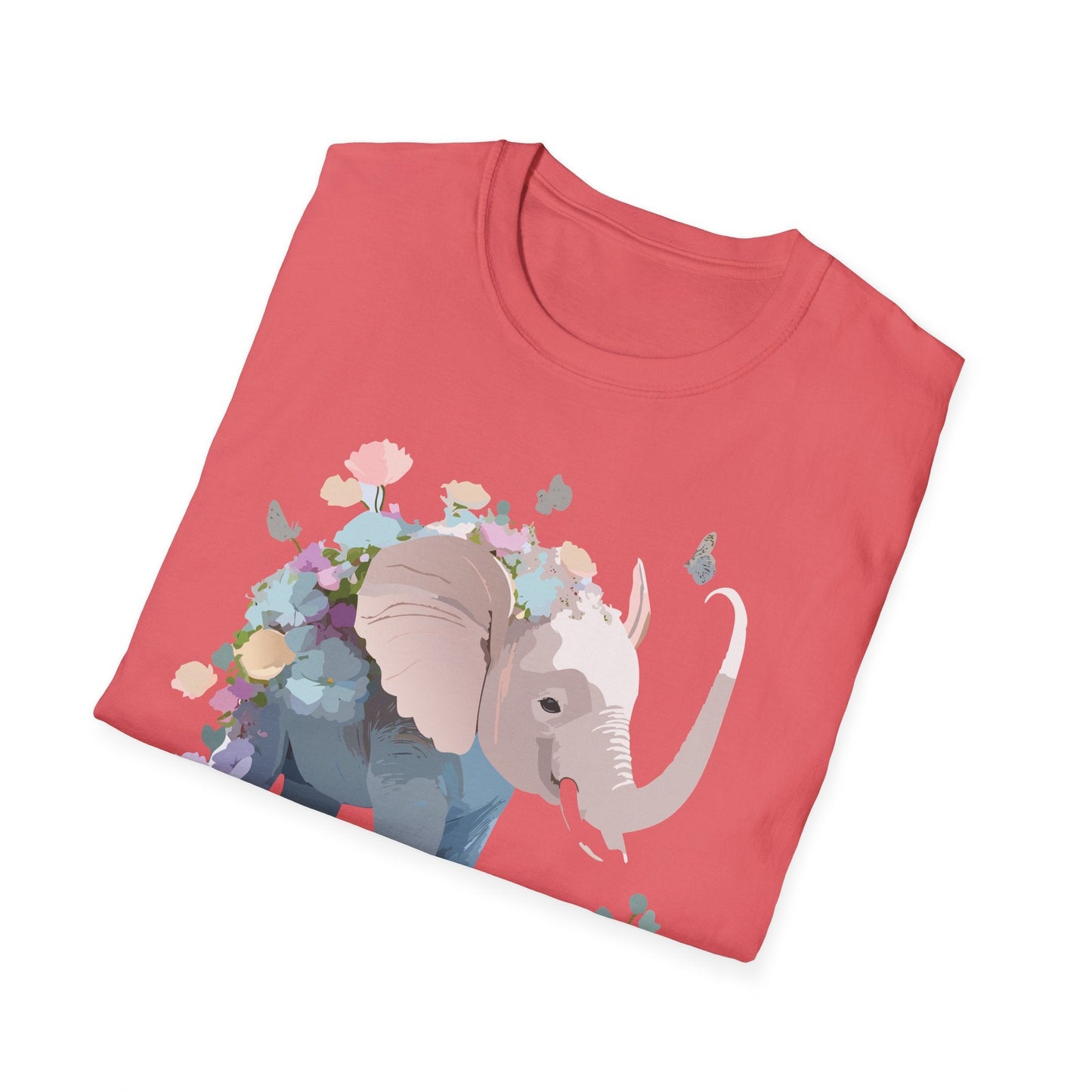 Elephant T Shirt Unisex Softstyle 64000 Elephant Tee Premium Comfort Everyday Wear