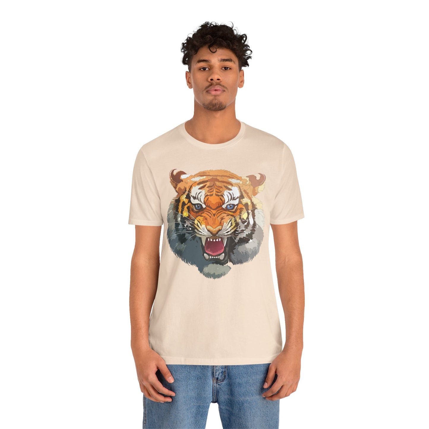 Tiger Shirt, Animal Shirt, T-Shirt with Tiger, Art Design Tee, Animal Tees, Safari T-Shirt, Graphic Design Tee 14