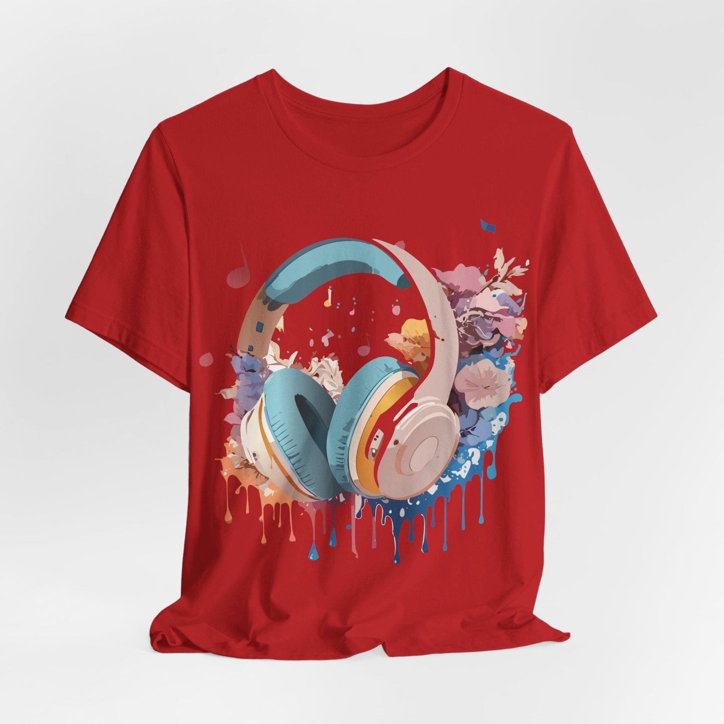 Music Graphic T Shirt Unisex Short Sleeve Tee Adelpha Vintage Inspired Art For Casual Everyday Wear