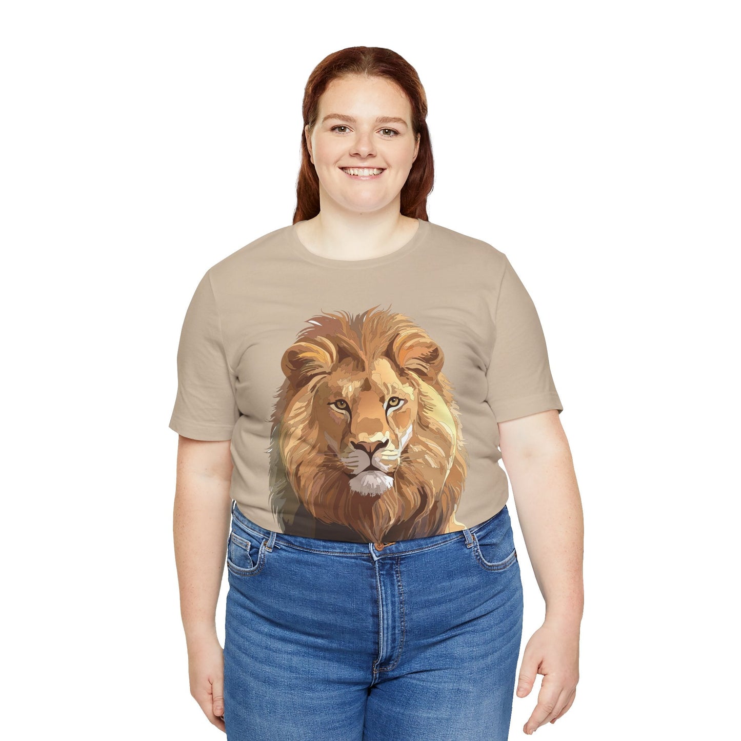Unisex Animal Art Tee Shirt With Wild Animals Design Gildan 64000 Softstyle Cotton