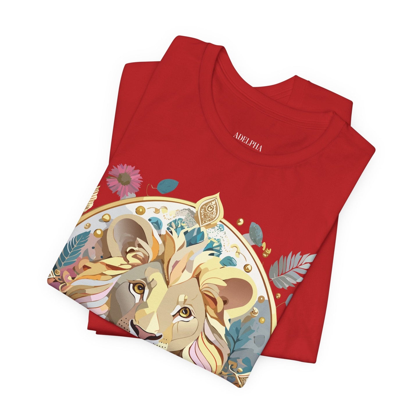 Adelpha Medallion Graphic Tee Unisex Short Sleeve Vintage Inspired Art Design Shirt