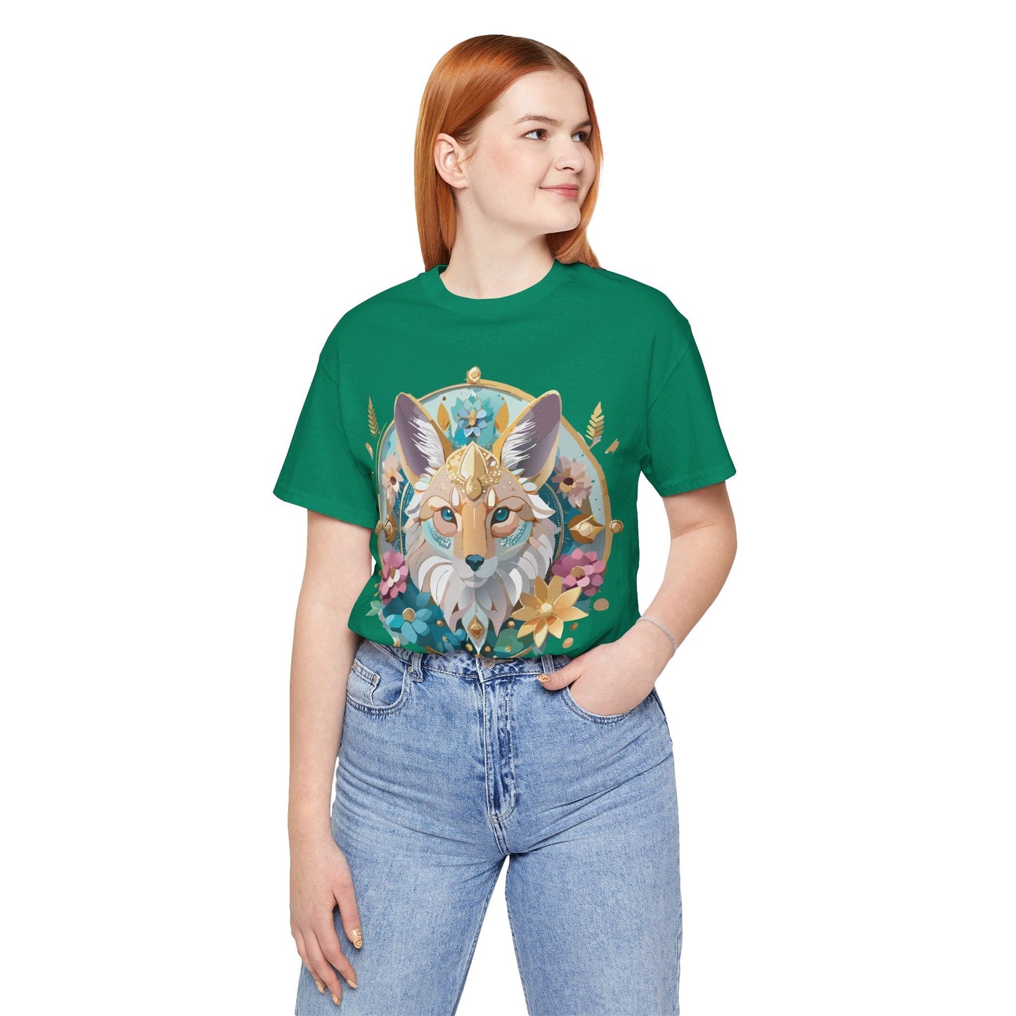 Adelpha Vintage Inspired Graphic Tee Medallion Art Unisex Short Sleeve Shirt Premium