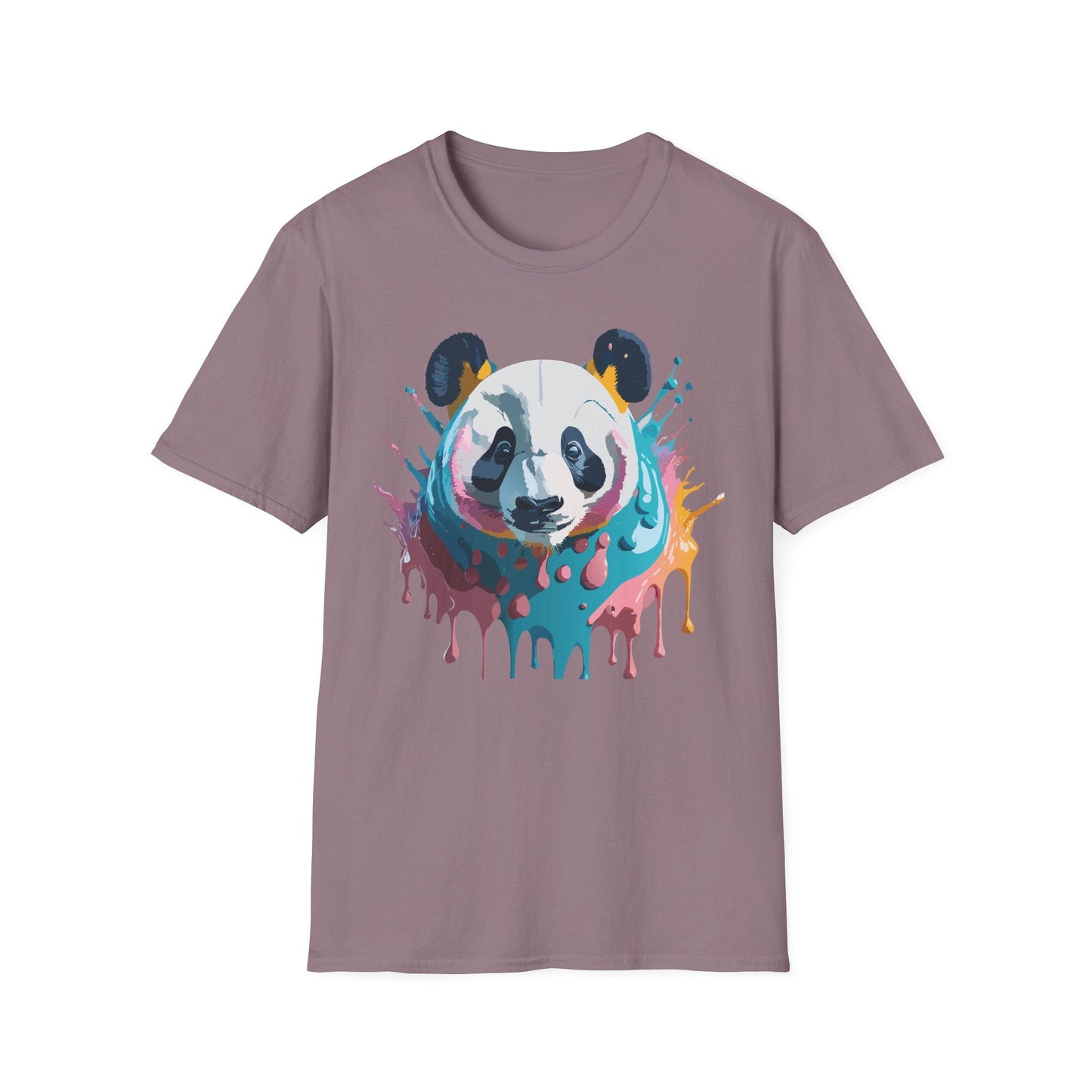Panda Shirt Unisex T Shirt Gildan Softstyle 64000 Panda Graphic Animal Tee 100 Percent Cotton