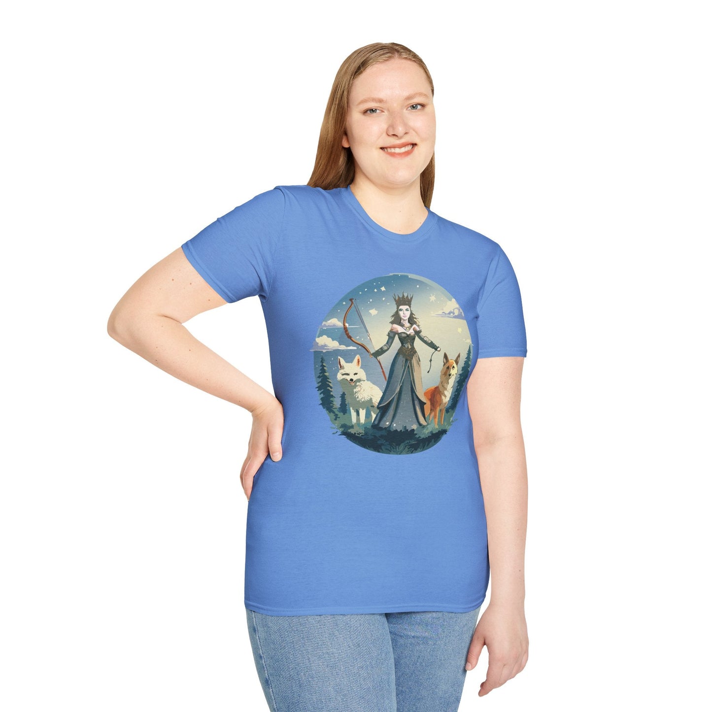 Women Graphic T Shirt Art Design Tee Unisex Softstyle Cotton Gildan 64000 Premium Comfort