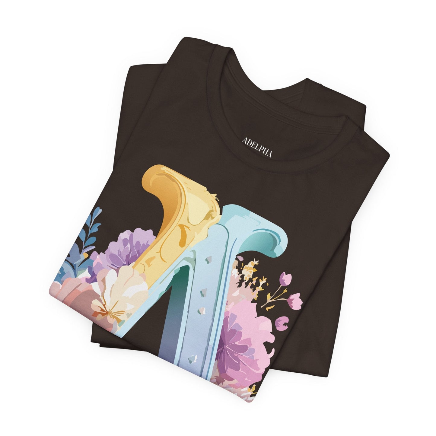 Letter A Shirt Unisex Graphic Tee With Vintage Inspired Adelpha Artwork For Everyday Wear