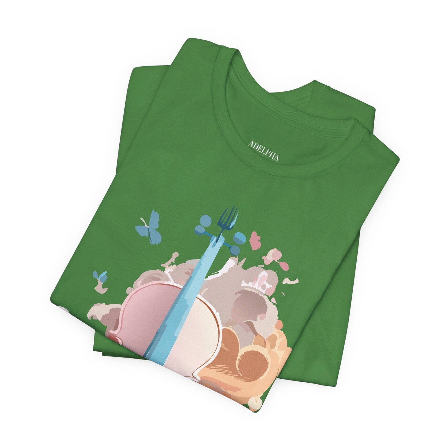 Music Graphic Unisex 100 Cotton Vintage Art with Musical Elements Tee 11