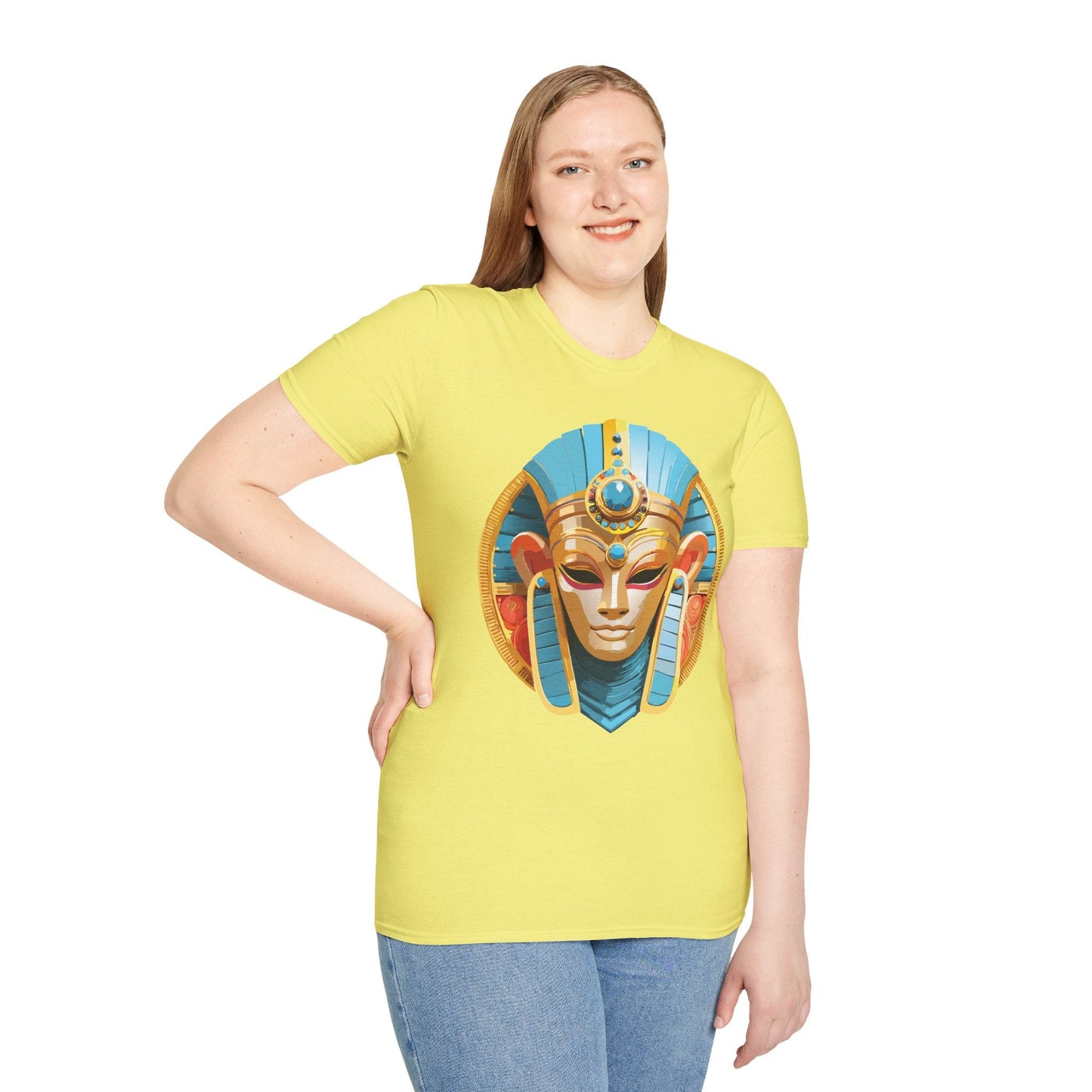 Mask Graphic Unisex Cotton Masquerade Design Artwork Tee 17