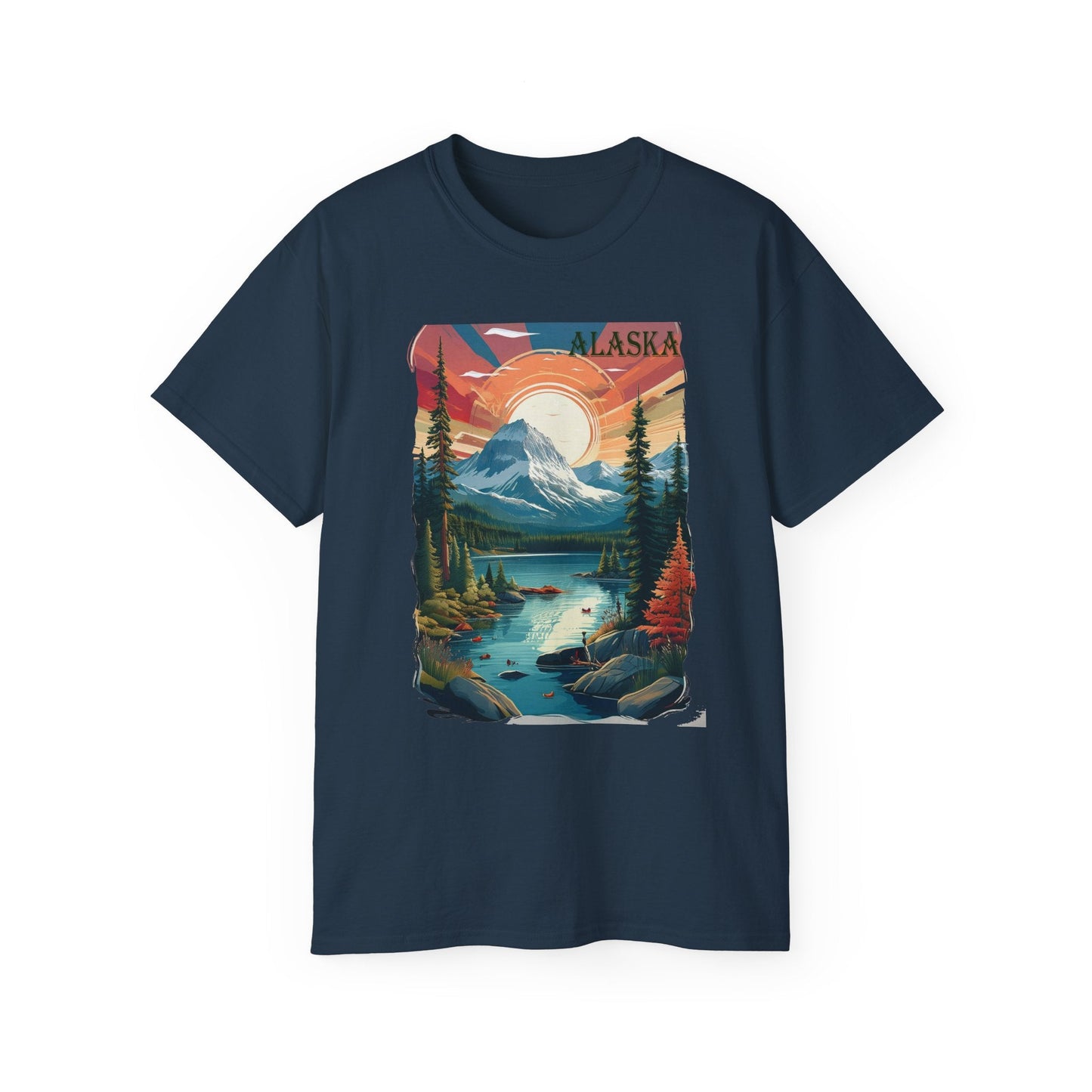 Alaska Graphic Unisex Cotton T‑Shirt 4