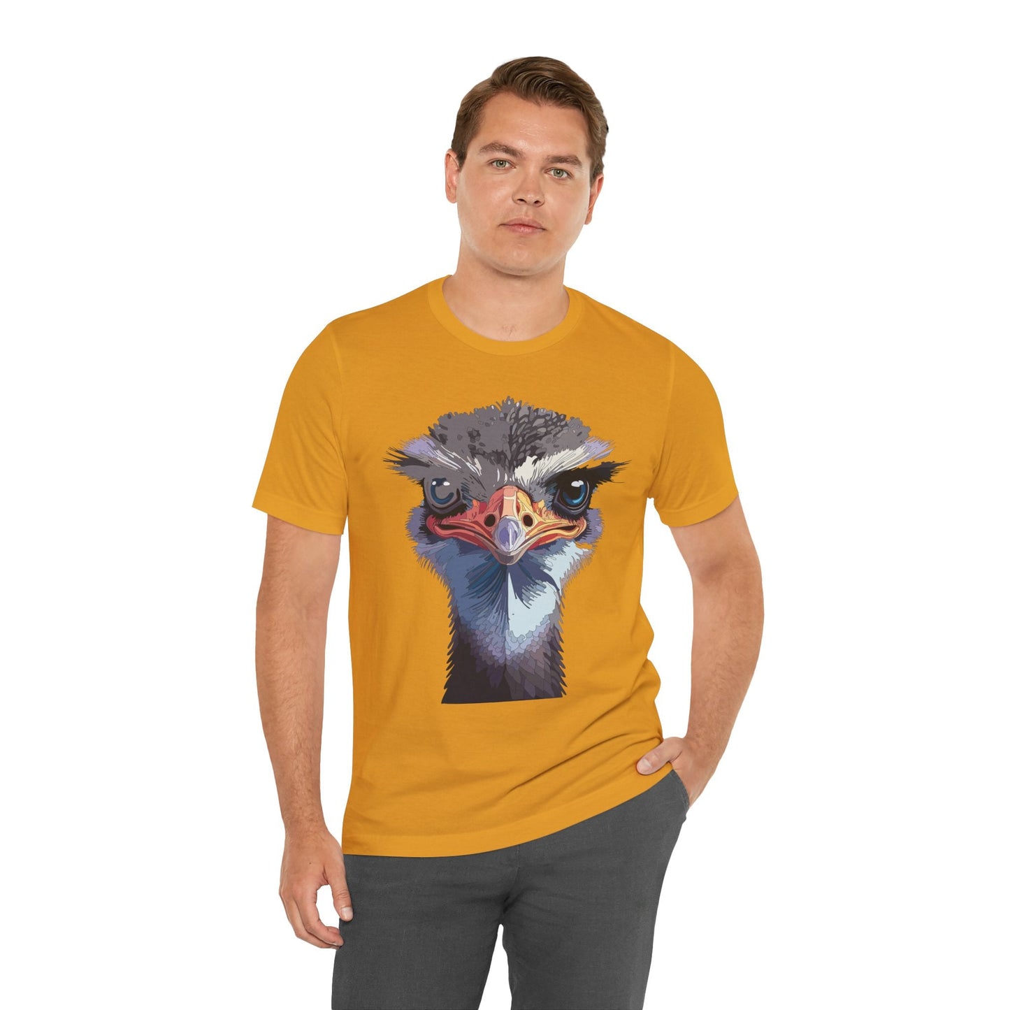 Unisex Animal Tee Shirt With Art Design Wild Animals Shirt Gildan Softstyle 64000