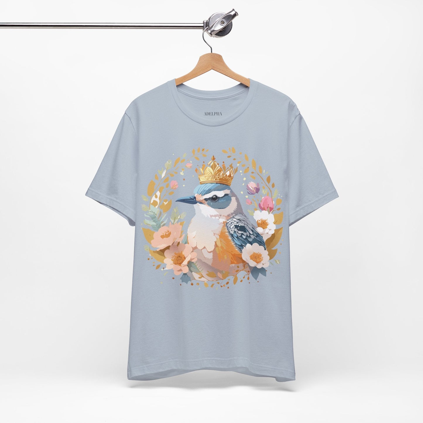 Medallion Graphic Unisex 100 Cotton Vintage Animal Medal Artwork Tee 33