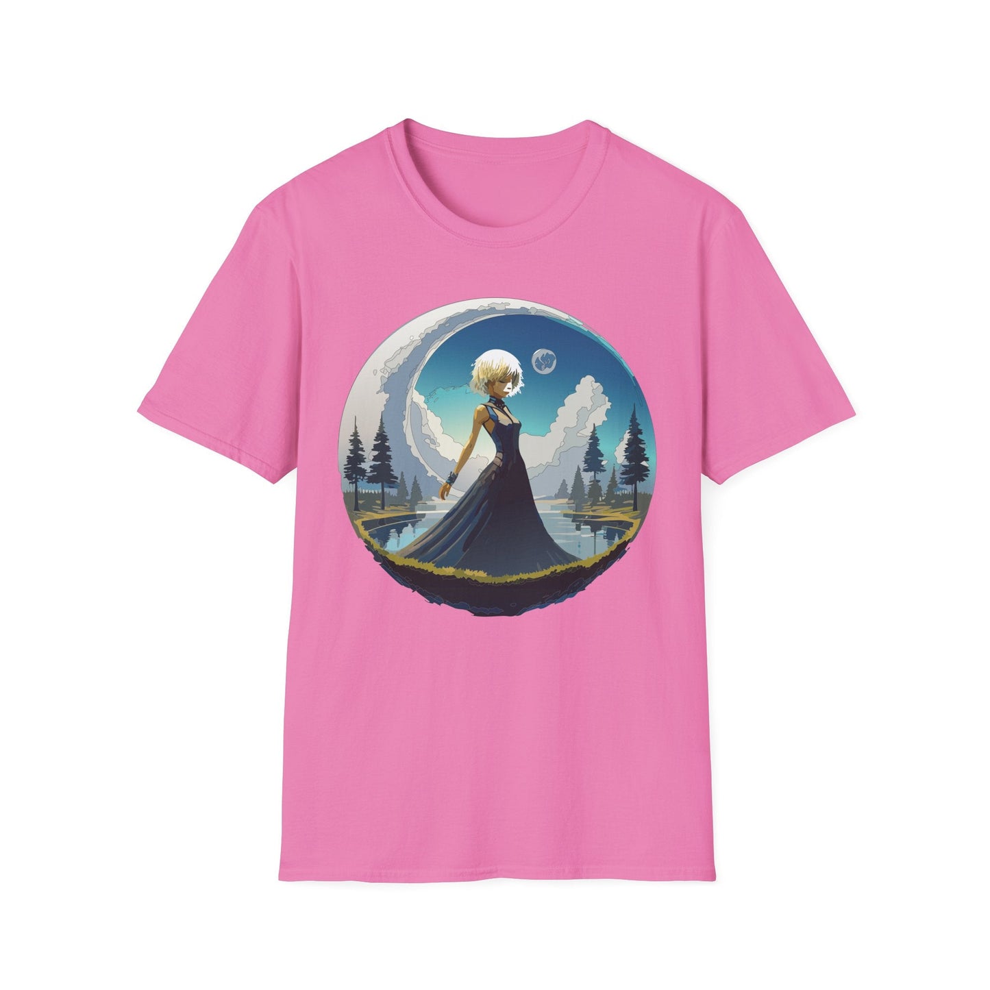 Womens Graphic T Shirt Art Design Tee Gildan Softstyle 64000 Unisex Short Sleeve