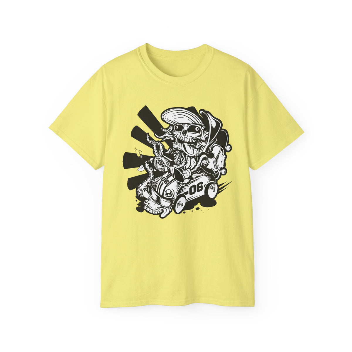 Skull Graphic Tee Unisex 100 Cotton Gildan T-Shirt